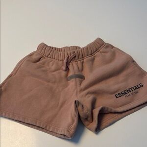 Essentials Kids Shorts in Brown